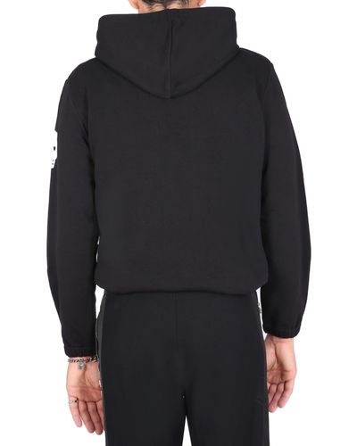 Alexander McQueen Sweatshirt aus Baumwolle mit Kapuze - Schwarz
