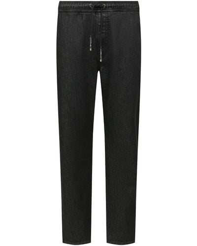 Givenchy Pantaloni in denim con coulisse - Nero