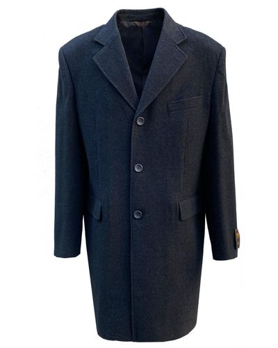 Domenico Tagliente Wool Coat - Blue