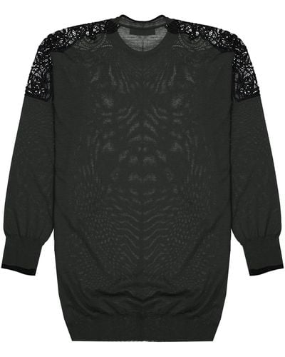 Versace Pullover aus Wolle - Grau