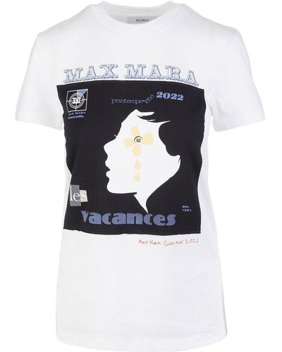 Max Mara T-Shirt Zefir Bianca - Bianco