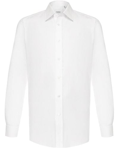 Burberry Camicia Oxford - Bianco