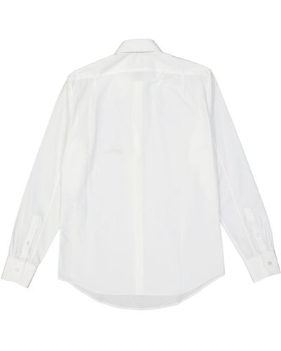 Alexander McQueen Blumendetail Baumwollhemd - Weiß