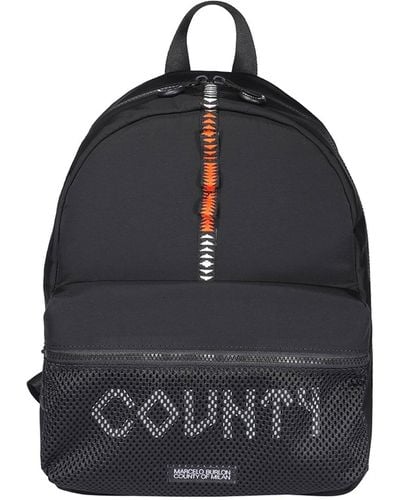 Marcelo Burlon County of Milan Logo Backpack - Blu