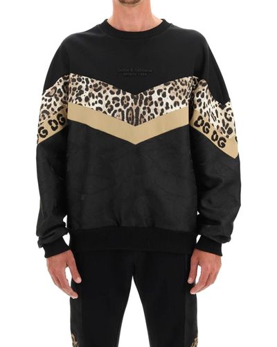 Dolce & Gabbana Bedrucktes Sweatshirt - Schwarz