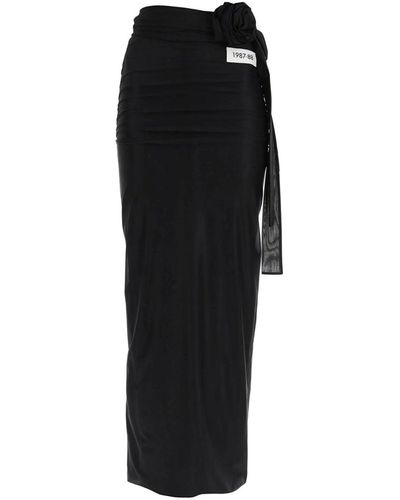 Dolce & Gabbana Maxi gonna in jersey stretch - Nero