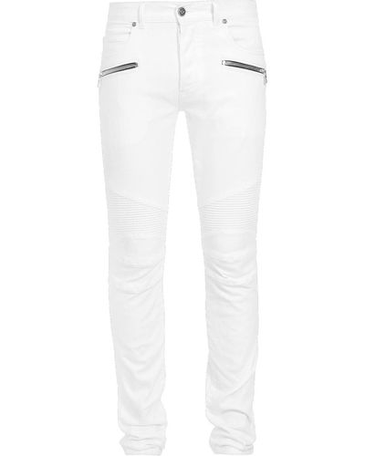 Balmain Jeans slim - Bianco