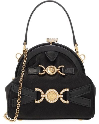 Versace Satin Mini Bag - Black