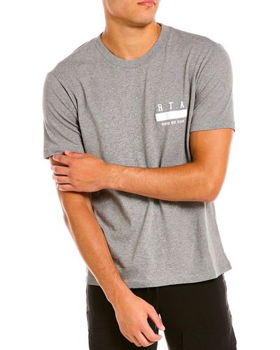 RTA T-Shirt aus Baumwolle - Grau