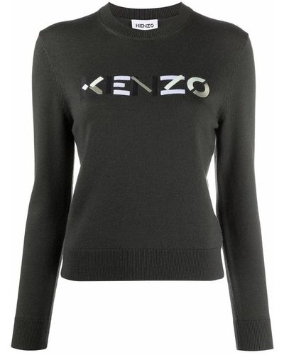 KENZO Maglia con logo - Nero