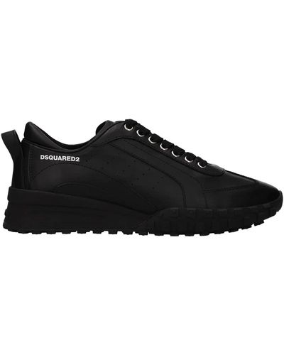 DSquared² Sneaker in pelle leggenda - Nero