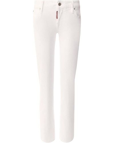 DSquared² Jeans in cotone e denim - Bianco