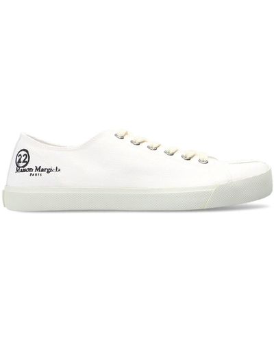 Maison Margiela Lace Up Sneakers - White