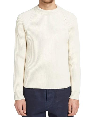 Saint Laurent Wool And Cashmere Sweater - Natur