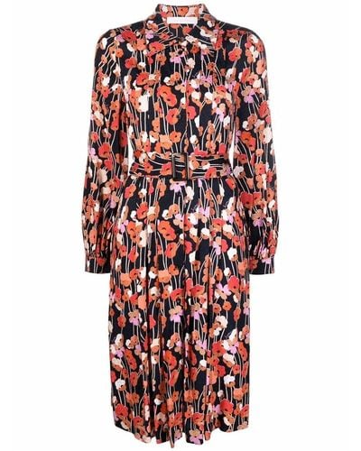 See By Chloé Vedi di Chloe See di Chloe Floral Stamped Dress - Rosso