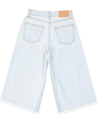 Stella McCartney Jeans mit weitem Bein - Blau