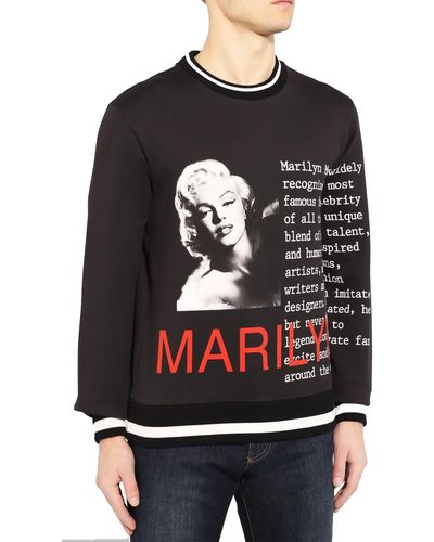 Dolce & Gabbana Marilyn Monroe Sweatshirt - Schwarz