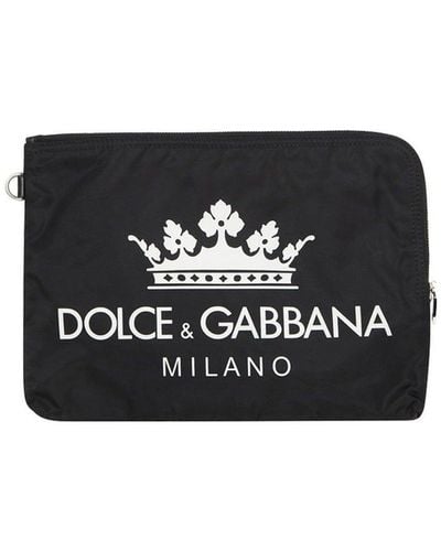 Dolce & Gabbana Pochette con logo - Nero