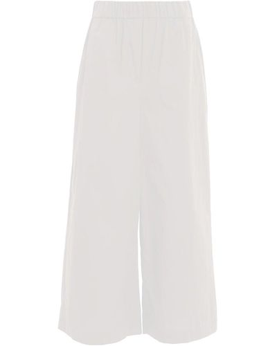 Weekend by Maxmara Pantaloni Zum - Bianco