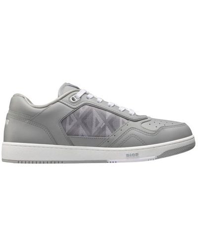 Dior Diamond Low Sneakers - Gray