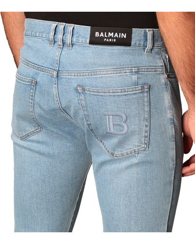 Balmain Slim Fit Jeans - Blau