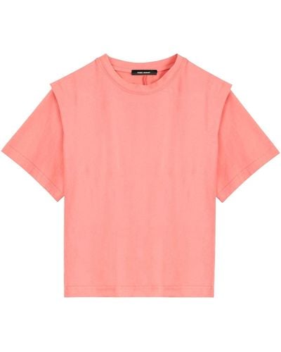 Isabel Marant Isabel Marant Etoil Zelitos Cotton T-shirt - Pink