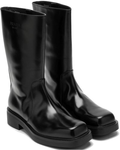 Prada Stiefelette - Schwarz