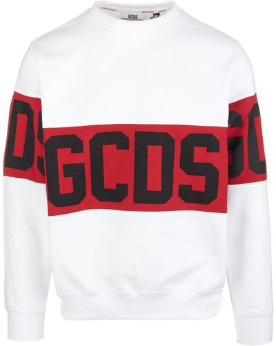 Gcds Logo Sweatshirt - Red