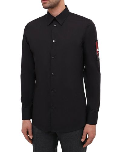 Givenchy Hemd mit aufgesetztem Logo - Schwarz