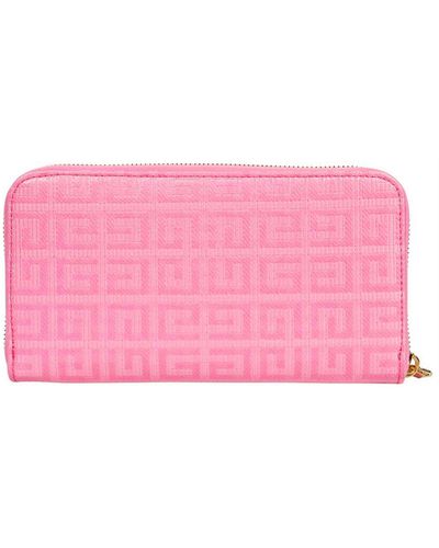 Givenchy Geldbörse mit All-Over-Logo - Pink