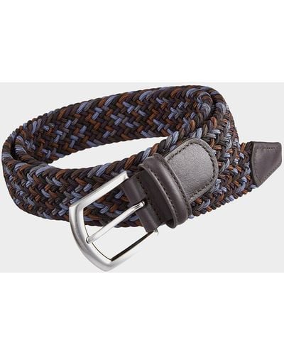 Anderson's Stretch Woven Belt - Blue