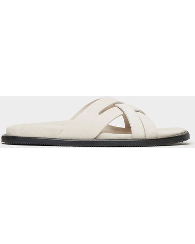 Todd Synder X Champion Nomad Suede Multi-cross Sandal - White