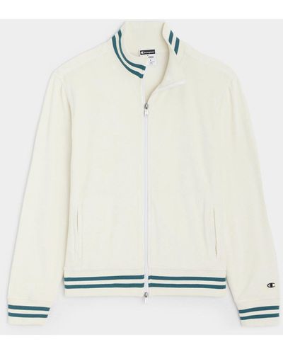 Todd Synder X Champion Tipped Terry Jacket - White