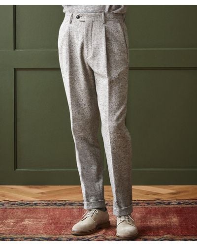 Todd Synder X Champion Light Gray Donegal Madison Suit Pant - Green