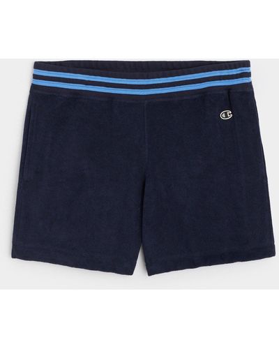 Todd Synder X Champion Tipped Terry Short - Blue