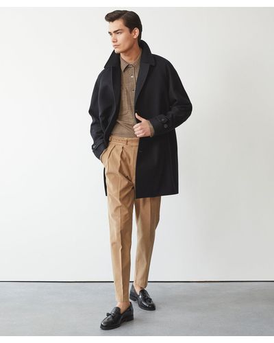 Todd Synder X Champion Italian Wool Cashmere Carcoat - Black