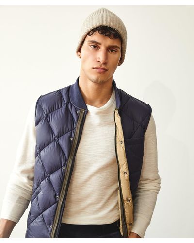 Todd Synder X Champion Quilted Nylon Liner Vest - Blue