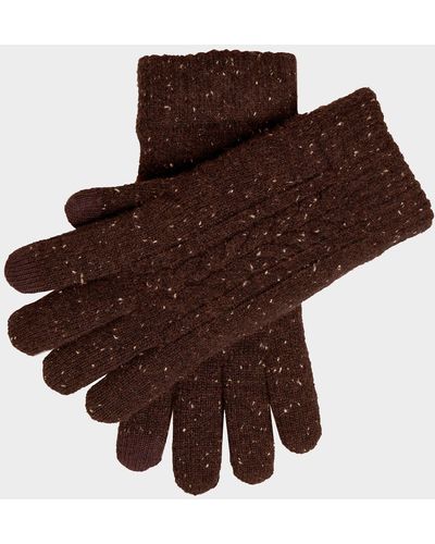 Dents Dents Lacock Donegal Glove - Brown