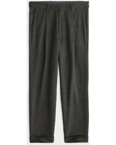 Todd Synder X Champion Houndstooth Madison Trouser - Gray