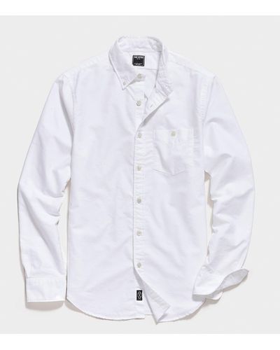 Todd Synder X Champion Slim Fit Favorite Oxford Shirt - White
