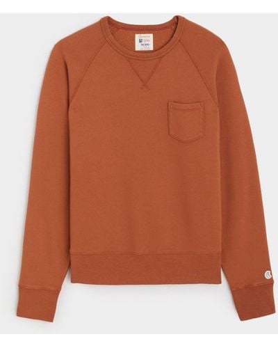 Todd Synder X Champion Midweight Pocket Sweatshirt - Brown