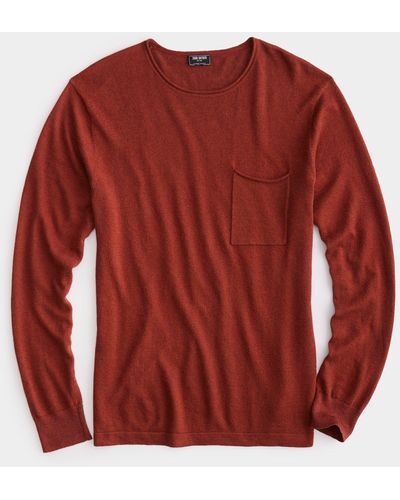 Todd Synder X Champion Linen Shore Sweater - Red