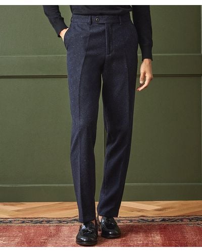 Todd Synder X Champion Navy Donegal Sutton Suit Pant - Green