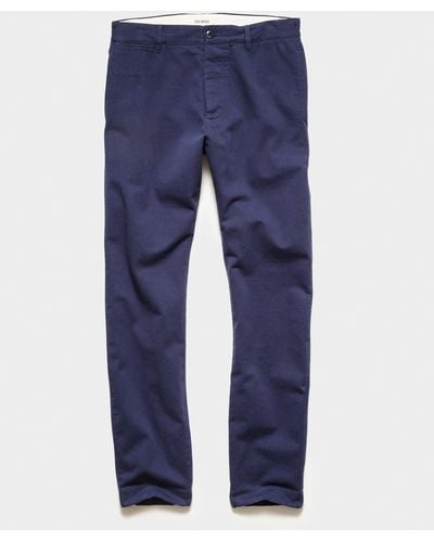 Todd Synder X Champion Japanese Selvedge Chino Pant - Blue
