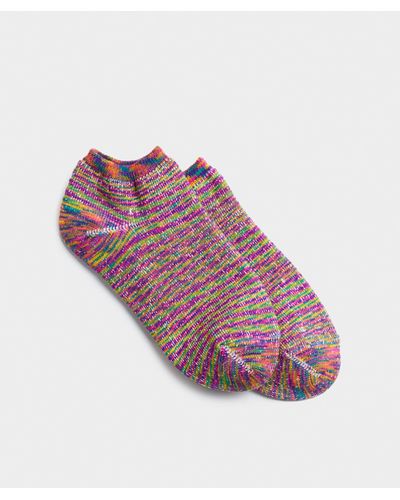 RoToTo Washi Pile Short Sock - Purple