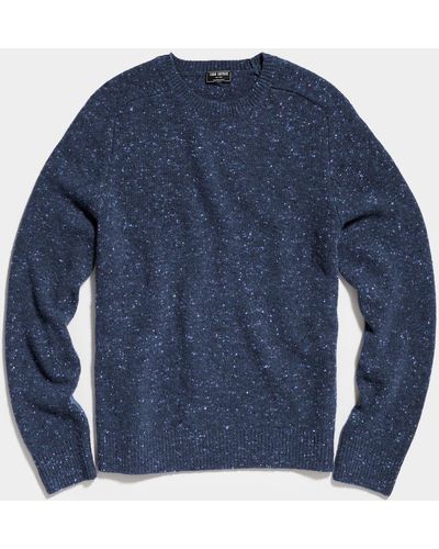 Todd Synder X Champion Donegal Crewneck Sweater - Blue