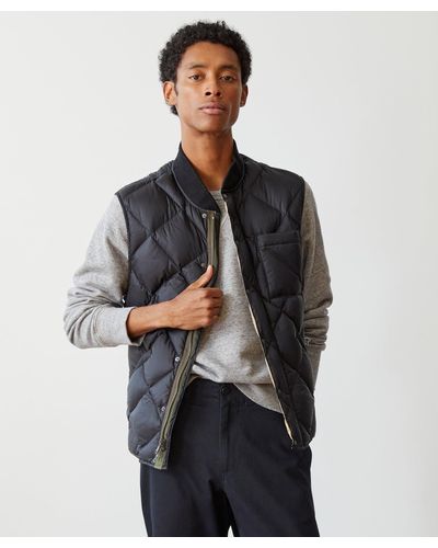 Todd Synder X Champion Quilted Nylon Liner Vest - Gray