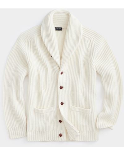 Todd Synder X Champion Old Town Shawl Cardigan - White
