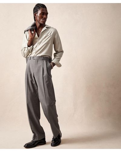 Todd Synder X Champion Italian Tropical Wool Wythe Trouser - Natural