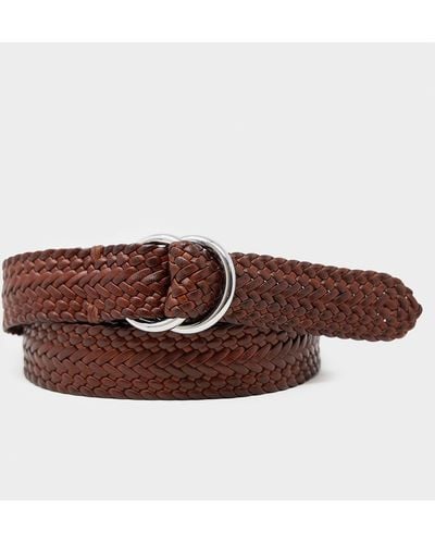 Todd Synder X Champion O-ring Braided Belt - Brown